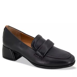 NEW! Gentle Souls by Kenneth Cole Women's Black Leather Easton Slip On Loafer